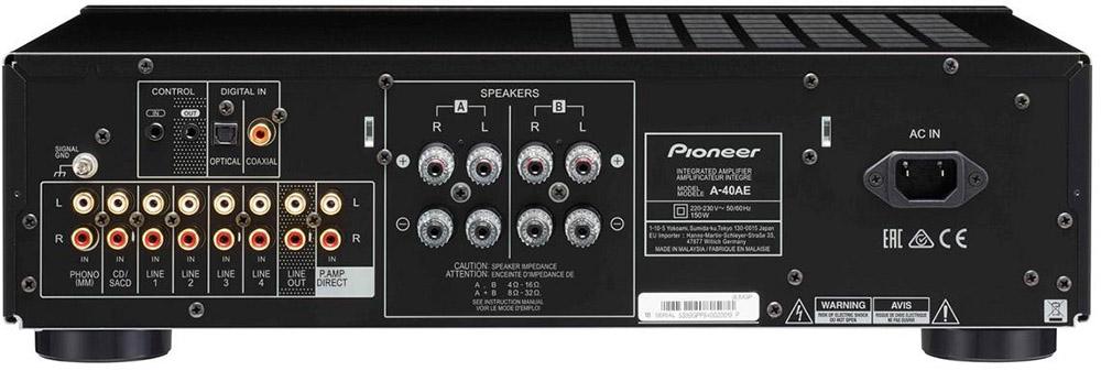 Технические характеристики Pioneer A-40AE-B Технические характеристики Pioneer A-40AE-B