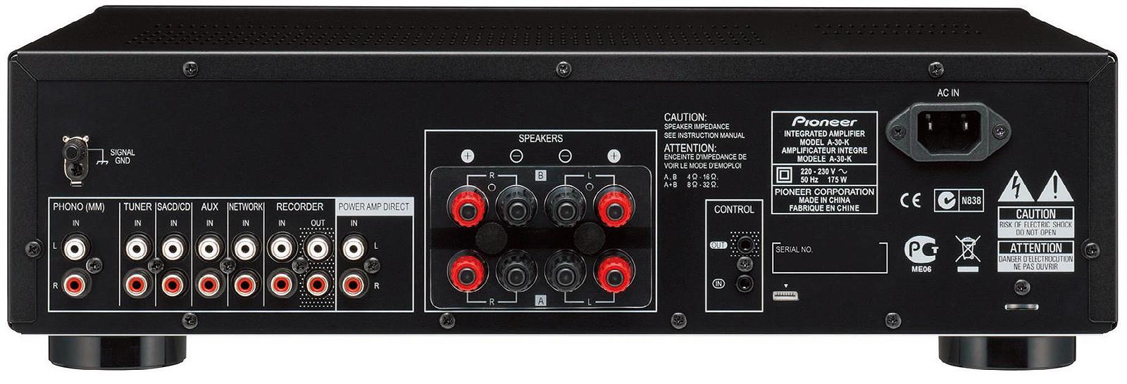Технические характеристики Pioneer A-30-K