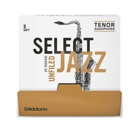 Купить Трости для саксофона тенор, размер 3, мягкие (Soft), 25шт, Select Jazz Rico RRS01TSX3S-B25 по лучшей цене