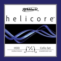 Купить Helicore Комплект струн для виолончели размером 4/4, среднее натяжение, D'Addario H510-4/4M по лучшей цене
