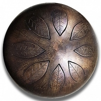 Купить Глюкофон 33см<br/>Handpan Overtone OHP-L33-8-0-BR-Ake-Dm-Глюкофон по лучшей цене
