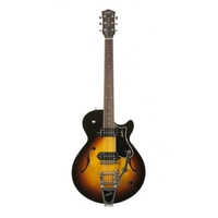 Купить Электрогитара арктоп, с чехлом,<br/>Godin 039821 Montreal Premiere Sunburst HG P90 w/Bigsby  по лучшей цене
