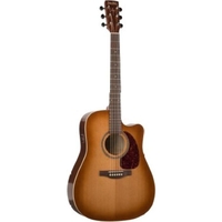 Купить Электро-акустическая гитара с чехлом<br/>Simon & Patrick CWGT Vintage Burst Cedar QIT по лучшей цене