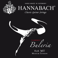 Купить Black BULERIA FLAMENCO Комплект струн для классической гитары нейлон/посеребренные Hannabach 826MT по лучшей цене