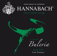 Купить Green BULERIA FLAMENCO Комплект струн для классической гитары нейлон/посеребренные Hannabach 826LT по лучшей цене
