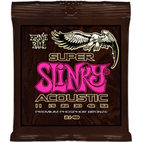 Купить Slinky Super Комплект струн для акустической гитары, фосфорная бронза, 11-52, Ernie Ball P02148 по лучшей цене