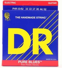 Купить Pure Blues Комплект струн для электрогитары, никель, Big - Heavy, 10-52, DR PHR-10/52 по лучшей цене