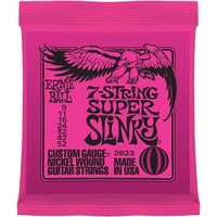 Купить Super Slinkу Комплект cтрун для 7-струнной электрогитары, никель, 9-52, Ernie Ball P02623 по лучшей цене