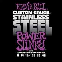 Купить Power Slinky Steel Комплект струн для электрогитары, сталь, 11-48, Ernie Ball P02245 по лучшей цене
