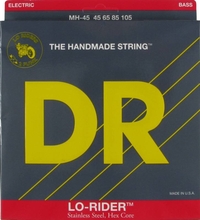 Купить Lo-Rider Комплект струн для бас-гитары, сталь, Medium, 45-105, DR MH-45 по лучшей цене