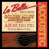 Купить Комплект струн для акустической бас-гитары 45-100<br/>La Bella AB-20 по лучшей цене