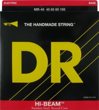 Купить Hi-Beam Комплект струн для бас-гитары, сталь, Medium, 45-105, DR MR-45 по лучшей цене