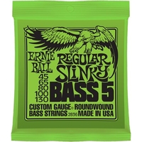 Купить Regular Slinky Bass Комплект струн для 5-струнной бас-гитары, 45-130, никель, Ernie Ball P02836 по лучшей цене