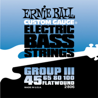 Купить FlatWound Group III Комплект струн для бас-гитары, 45-100, сталь, Ernie Ball P02806 по лучшей цене