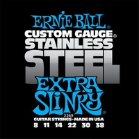 Купить Extra Slinky Steel Комплект струн для электрогитары, сталь, 8-38, Ernie Ball P02249 по лучшей цене