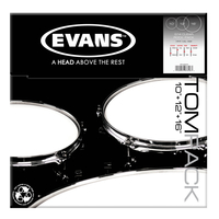 Купить G14 Clear Rock Набор пластика для том барабана 10/12/16, Evans ETP-G14CLR-R по лучшей цене