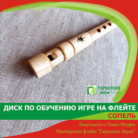 Купить Учебник + диск с видеоуроками по Сопели, Гармония Звука ГЗУД001 по лучшей цене