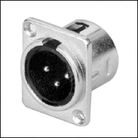 Купить Разъем панельный<br/>XLR male 3Р, Soundking CA218 по лучшей цене