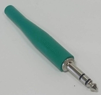 Купить Разъем на кабель 1/4”<br/>Male (6,35мм), стерео, зеленый, Soundking CC412 по лучшей цене