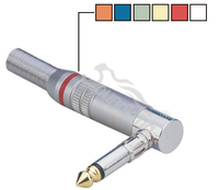 Купить Разъем на кабель 1/4”<br/>Male (6,35мм), моно, угловой, Soundking CC632 по лучшей цене