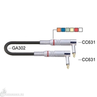 Купить Кабель инструментальный, угловые коннекторы, 5м,<br/>Soundking BC812-5M по лучшей цене