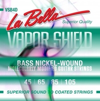 Купить Vapor Shield  Комплект струн для бас-гитары, никелированные, 45-100, La Bella VSB4D по лучшей цене