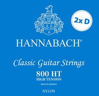 Купить Blue SILVER PLATED Комплект струн (две струны РЕ) для классической гитары. Hannabach 800HT2D по лучшей цене