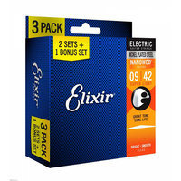 Купить NANOWEB Cтруны для электрогитары, Super Light, 9-42, 3 комплекта, Elixir   16540 по лучшей цене