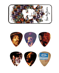 Купить Jimi Hendrix Hear My Music Медиаторы 12шт, средние, в коробочке, Dunlop JH-PT07M по лучшей цене