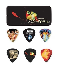 Купить Jimi Hendrix Band of Gypsys Медиаторы 12шт, толстые, в коробочке, Dunlop JH-PT04H по лучшей цене