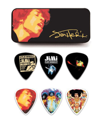 Купить Jimi Hendrix Electric Lady Land Медиаторы 12шт, толстые, в коробочке, Dunlop JH-PT03H по лучшей цене