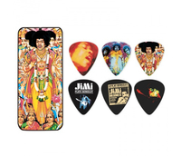 Купить Jimi Hendrix Bold As Love Медиаторы 12шт, средние, в коробочке, Dunlop JH-PT02M по лучшей цене