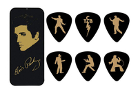 Купить Elvis Presley Portrait Медиаторы 6шт, средние, в коробочке, Dunlop EPPT04 по лучшей цене