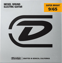 Купить Super Bright Комплект струн для 8-стр электрогитары, никелированные, Light, 9-65, Dunlop DESBN0965 по лучшей цене