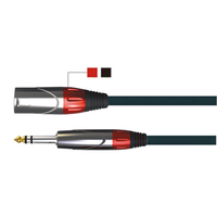Купить Кабель микрофонный,<br/>XLR male/6,35мм male, 6м, Soundking BXJ024-A по лучшей цене