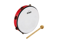 Купить Тамбурин 10, пластик, одни ряд бубенцов,<br/>Nino Percussion NINO24R по лучшей цене