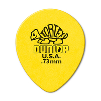 Купить Tortex Teardrop Медиаторы 72шт, капля, толщина 0,73мм, Dunlop 413R.73 по лучшей цене