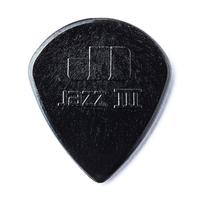 Купить Jazz III Медиаторы, 24шт, острый кончик, нейлон, черные, Dunlop 47R3S по лучшей цене