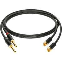 Купить Кабель акустический<br/>RCA-Jack 6,35мм, 3м, 2шт, Klotz AL-RP0300 по лучшей цене