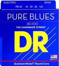Купить Pure Blues Комплект струн для бас-гитары, никель, Light, 40-100, DR PB-40 по лучшей цене