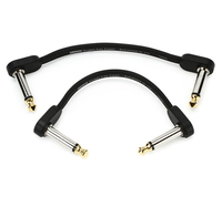 Купить Custom Series Flat Инструментальный патч-кабель, 2шт, 15см, Planet Waves PW-FPRR-206 по лучшей цене