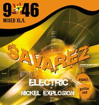 Купить Explosion Комплект струн для электрогитары, никелированные, 9-46, Savarez X50XLL по лучшей цене