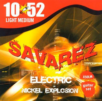 Купить Explosion Комплект струн для электрогитары, никелированные, 10-52, Savarez X50LM по лучшей цене