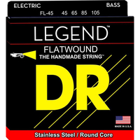 Купить Legend Flat-Wound Комплект струн для бас-гитары, сталь, 45-105, DR FL-45 по лучшей цене