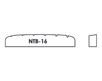 Купить Верхний порожек для гитары, латунь,<br/>Hosco NTB-16 по лучшей цене