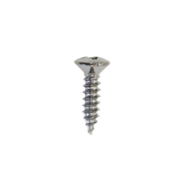 Купить Саморез 3х12мм, 50шт, хром,<br/>Hosco TS-01C по лучшей цене