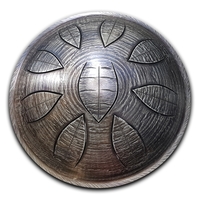 Купить Глюкофон 34см,<br/>Handpan Overtone OHP-L34-8-1-Bz-Am по лучшей цене