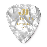 Купить DUNLOP 4830-04 Genuine Celluloid  White Perloid набор медиаторов, 4 варианта толщины 432 шт TD_119183 по лучшей цене