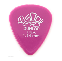 Купить Delrin 500 Медиаторы, 12шт, толщина 1,14мм, Dunlop 41P1.14 по лучшей цене