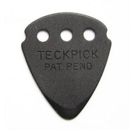 Купить TeckPick Медиаторы 12шт, алюминий, черные, Dunlop 467R.BLK по лучшей цене